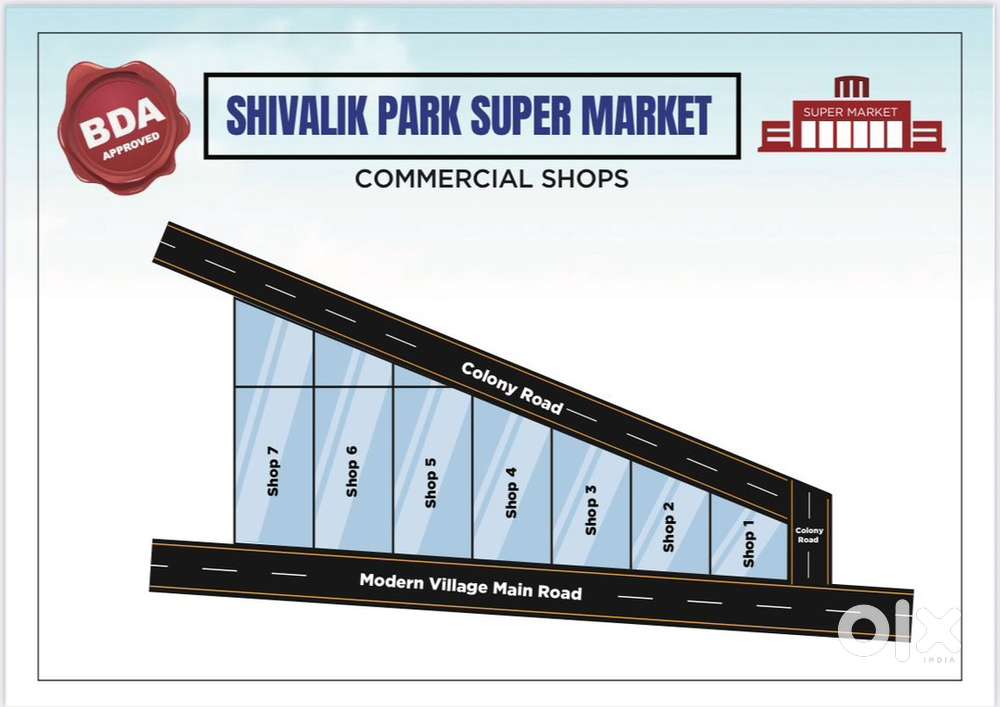 BDA Approved  Shop At Main Modern Village Road,Near Toll Plaza,Bareil