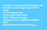 Plot for sale in Azad Nagar near 100 ft road