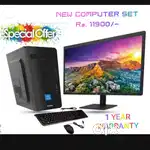 NEW COMPUTER SET /  Rs. 11900/-  /  1 YEAR WARRANTY