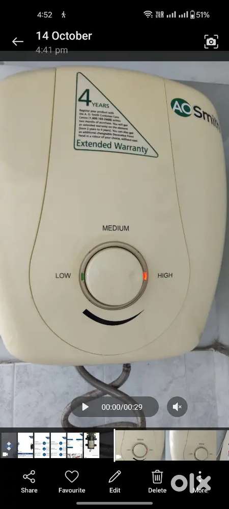 Gyser in excellent working condition