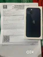 I phone 13 128 gb mid night blue new condition