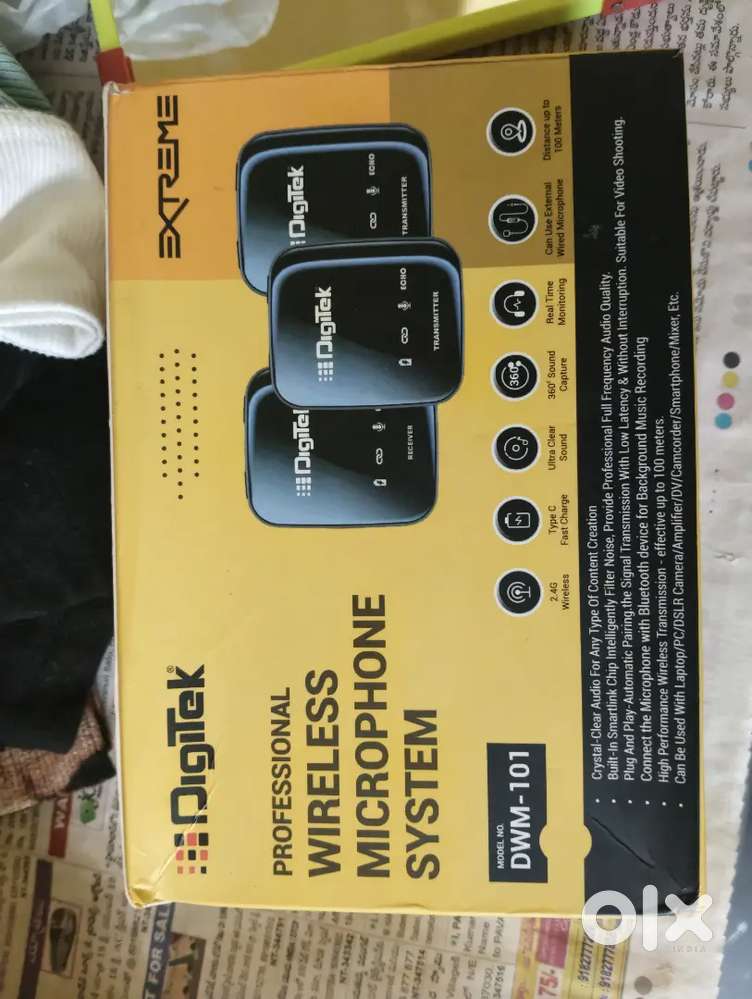 Digitec wireless microphone system