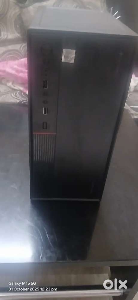 Desktop with printer