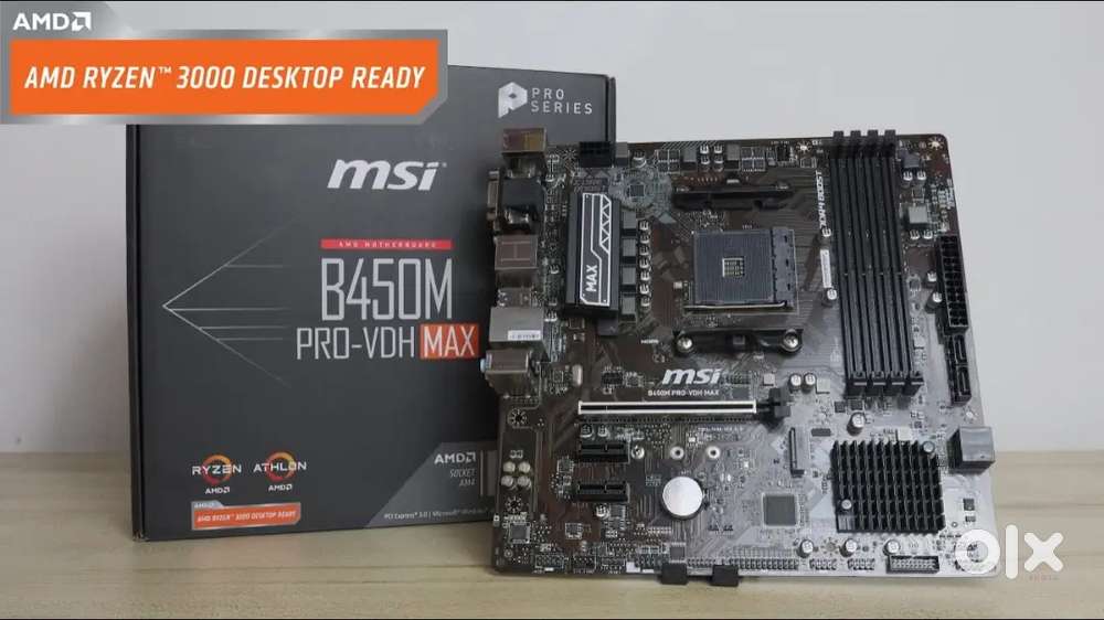 Msi B450M PRO VDH MAX AMD MOTHERBOARD(FIXED PRICE)