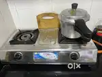 Suraksha flame 2 burner gas stove