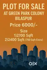 plot available at agyeya nagar, rohini vihar, green park colony