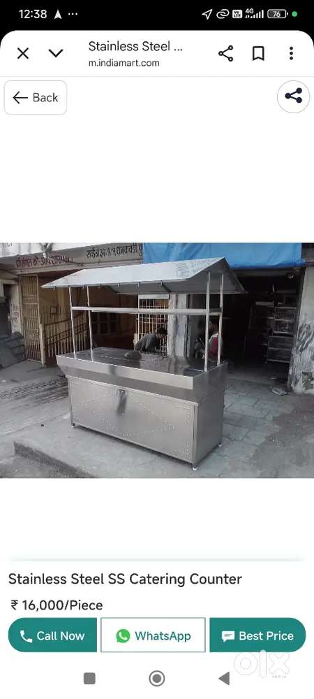 Stall available for food Business