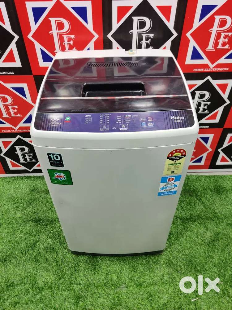 :_ Get electronic Haier washing machine with free service /
