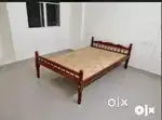Cot made with coconut tree
