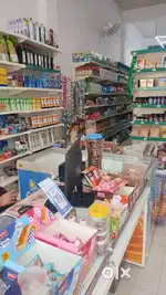 Running store for sale at very low price rack fridge grocery etc