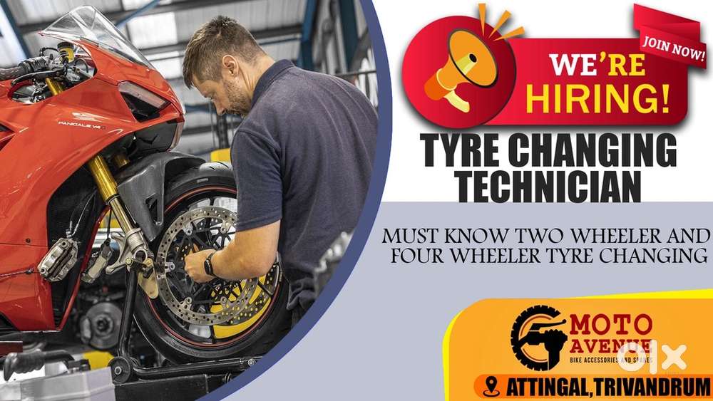 Tyre Changer Technician Urgenly Required