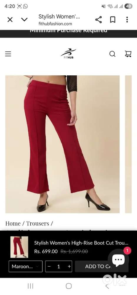WOMEN'S TROUSER PANT 6500 LOT