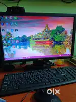 Only Dell 18 inche Monitor and HP Wabcam