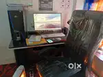 Dedicated study setup with a high-performance PC,