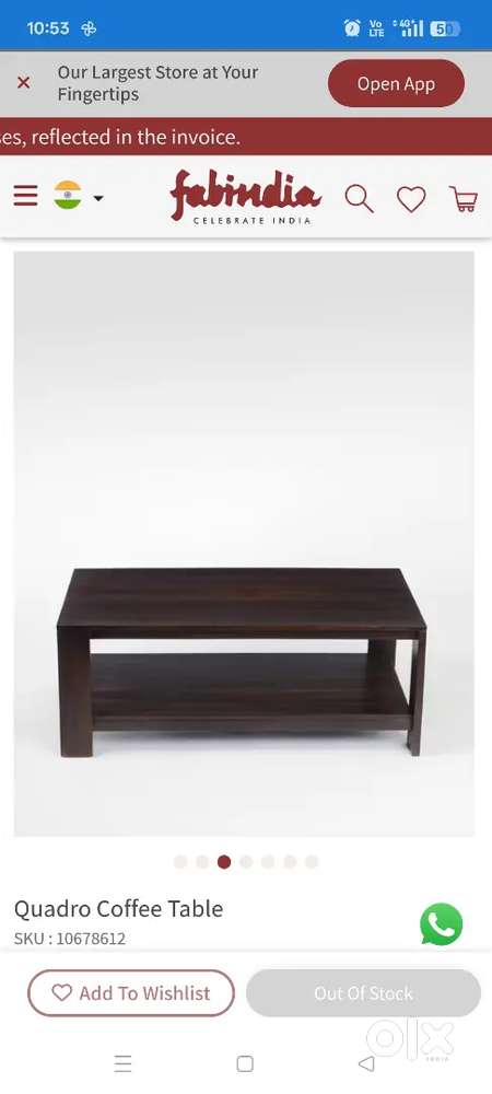 Home Decoration Coffee Table