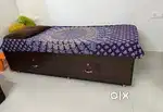 Diwan Bed with Mattress