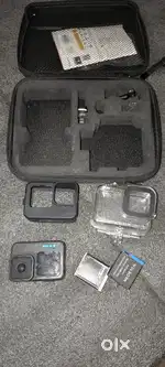 Hero go pro 12 black new hai abhi sara. Saman bhi
