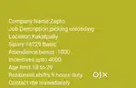Wanted male (picker&loader)Kukatpally