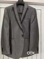 Medium Size Van Heusen Ready-Made Party Wear Suit in Grey Colour