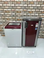 Latest Whirlpool combo 190ltrs fridge and 6.5kg machine wit warranty
