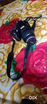 Nikon 3100D with lens