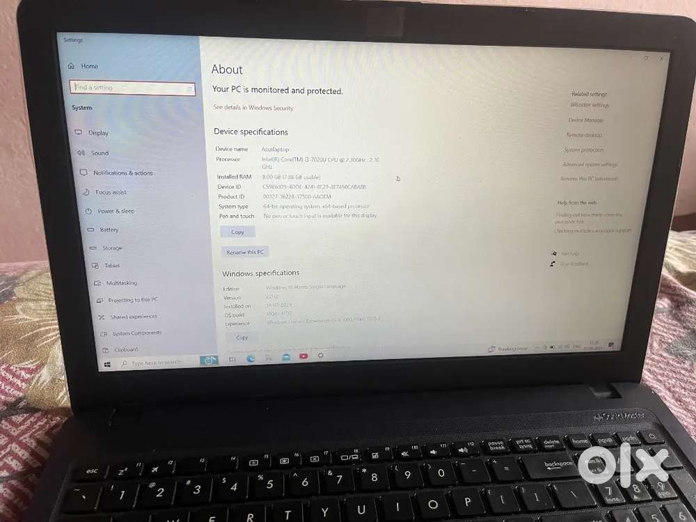 Asus laptop Vivo book