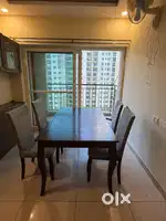 Large Dining Table with 4 Chairs