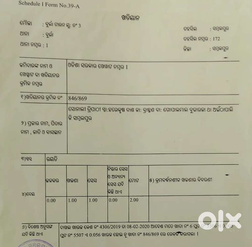 Total 6.1 dec land for sale at Shiv Bihar Burla