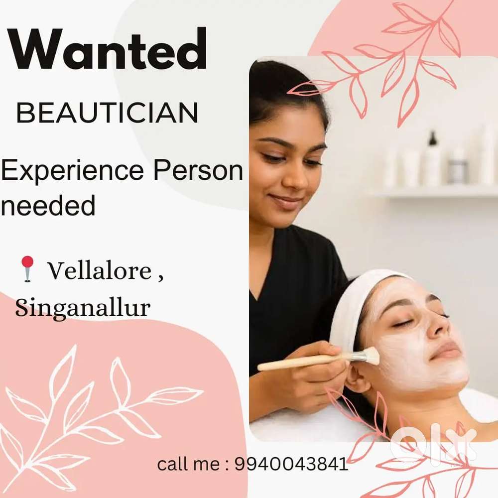 Urgent hiring BEAUTICIAN