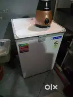Blue star single door fridge and billing machine