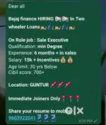 Bajaj Finance Two wheeler sales