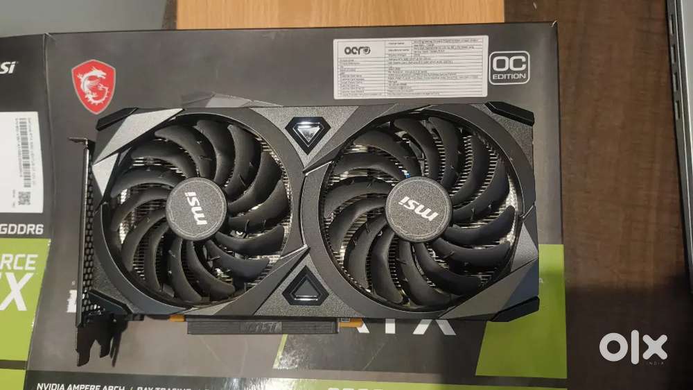 MSI RTX 3060 12GB VRAM DOUBLE FAN