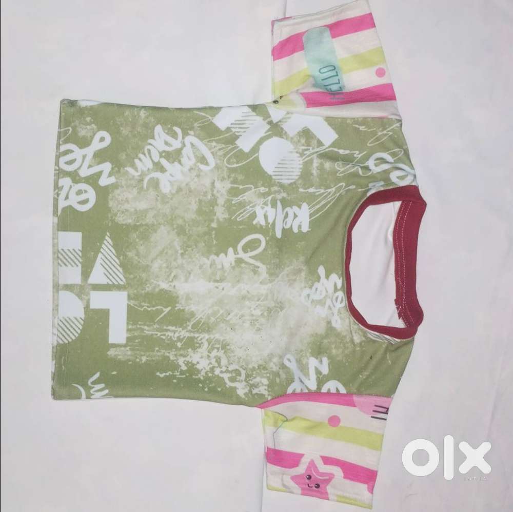 Baby T-shirt 3 Pcs Combo  6 M–1 Year  Dry Fit ,Soft Cotton  Printed