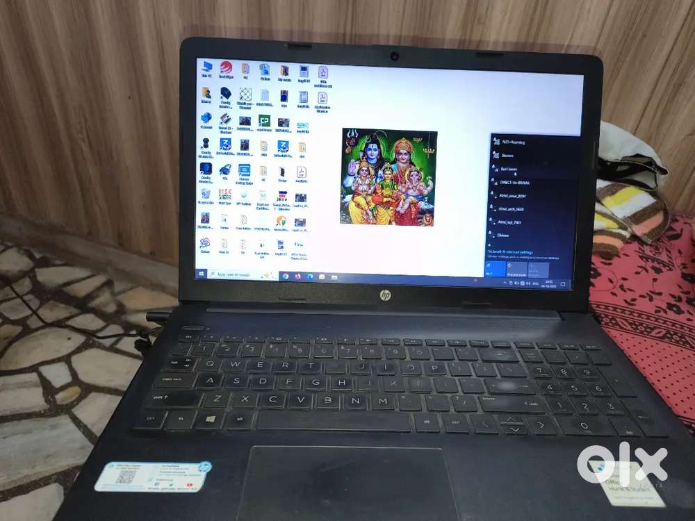 Hp black intel core I5 processor 8th gen