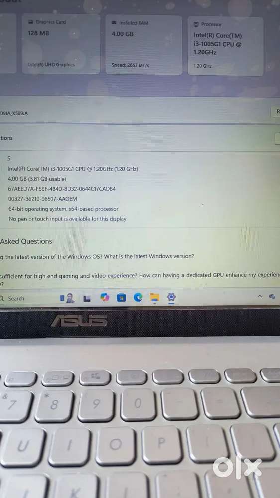 ASUS VIVO BOOK 15