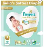 Pampers premium Diaper S
