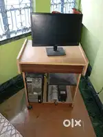 Computer and desk