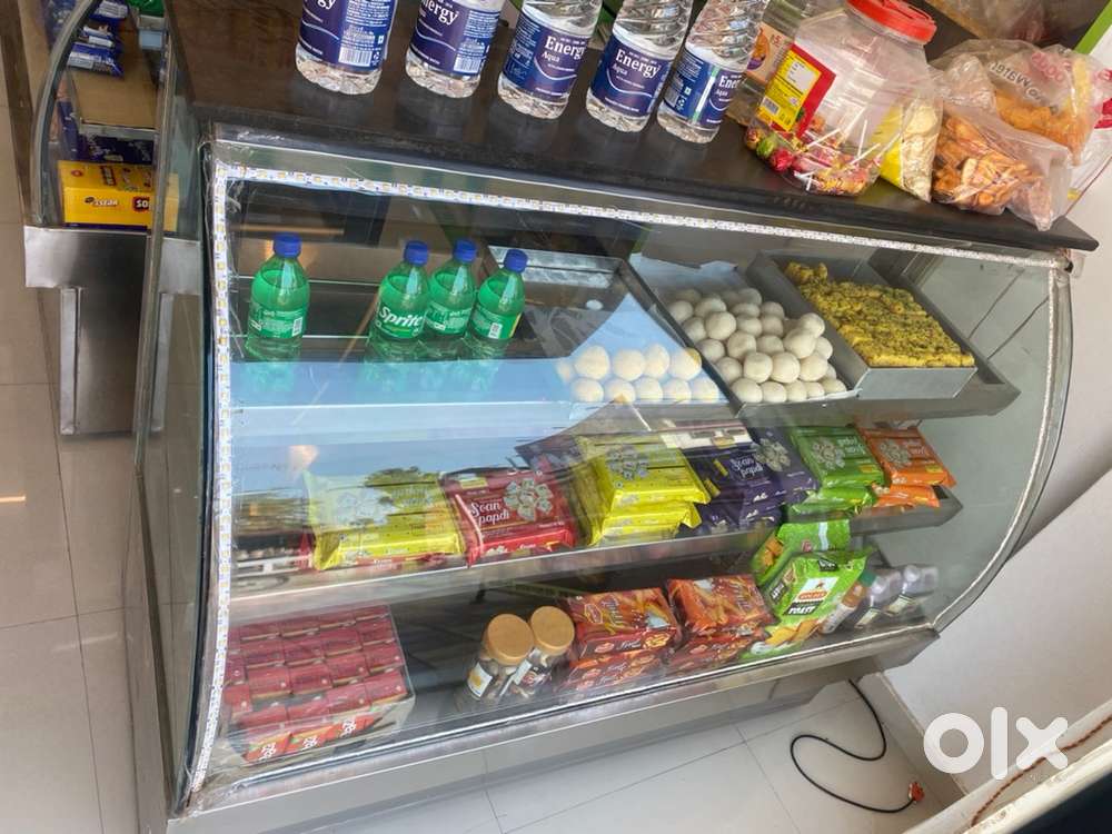 stainless steel sweet & bakery  display counter