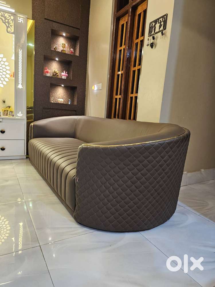Designer and Spacious 3-Seater Modern Sofa - Used Only 8 Months
