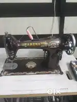Umbrella sewing machine with motor