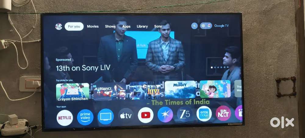Sony 55 inch Smart google tv
