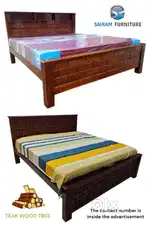 SAIRAM FURNITURE New delicious design teak wood cot own manufacturer