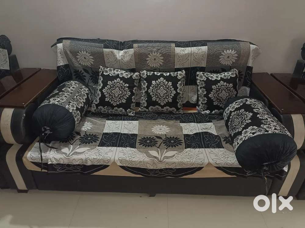 Sofa set tow small chair and 1 big