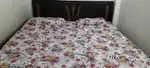 Double cot with mattress KING size 6x6 very good condition