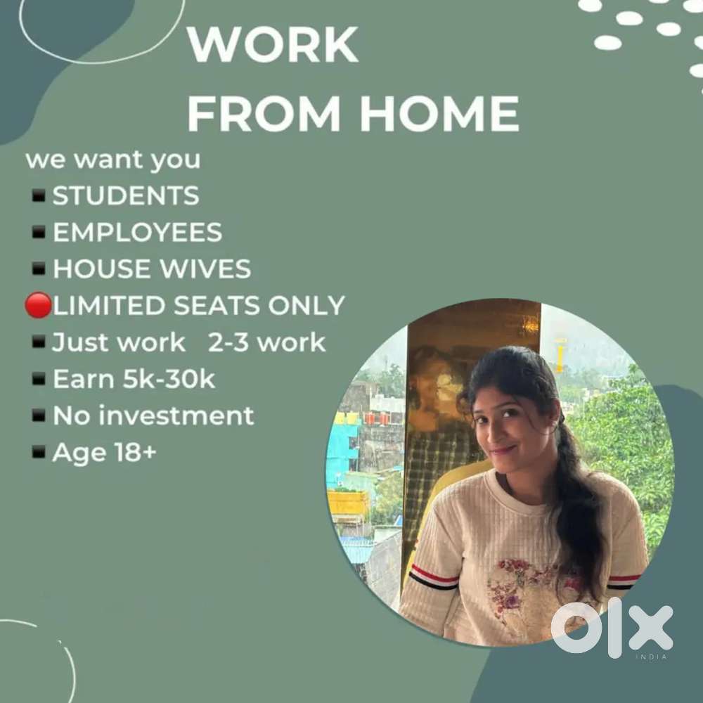 Work From Home Job  Earn ₹10,000–₹25,000 per month