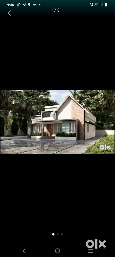5 cent plot 1100 sqft 3BHK attached house 28 lak