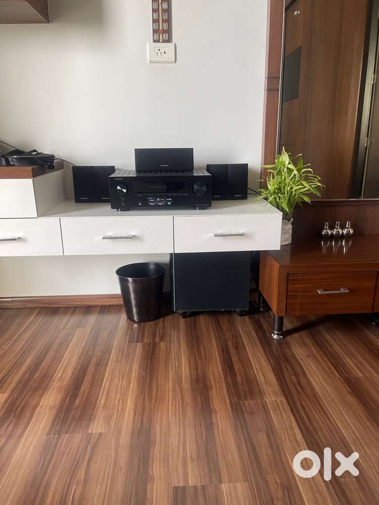 Denon AVR X250BT Reciever & Onkyo 5.1 speaker set along with woofer