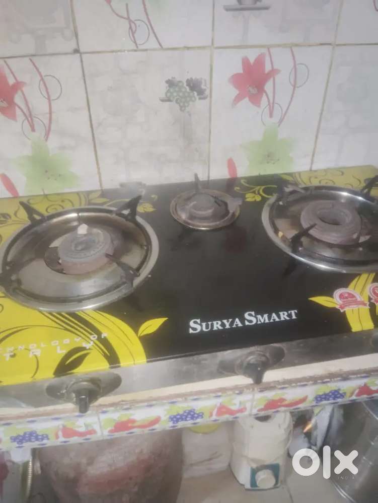 Surya 3 burner digital automatic Smart 3-burner gas stove