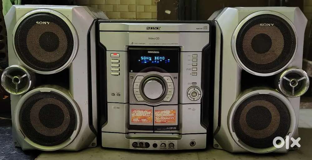 SONY MUSIC SYSTEM AUX AND FM WORKING SONY,AIWA,PHILIPS,JVC,PANASONIC