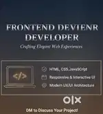 Frontend Developer  Websites, Landing Pages & UI Design
